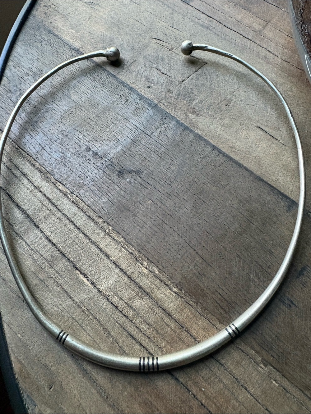 Minimalist Tuareg West African handcrafted Collar style Necklace
